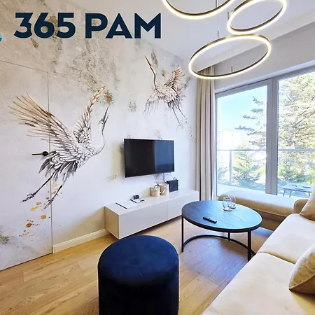 365pam - Zlote Zurawie Moon - Parking W Cenie, Widok Na Morze Z Balkonu Ustronie Morskie