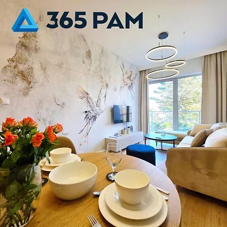 Appartement 365pam - Zlote Zurawie Moon - Parking W Cenie, Widok Na Morze Z Balkonu Ustronie Morskie