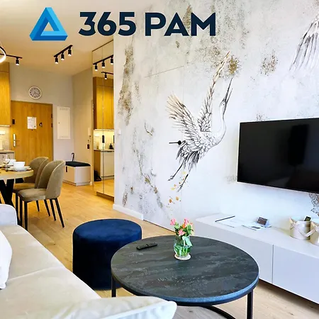 Appartement 365pam - Zlote Zurawie Moon - Parking W Cenie, Widok Na Morze Z Balkonu