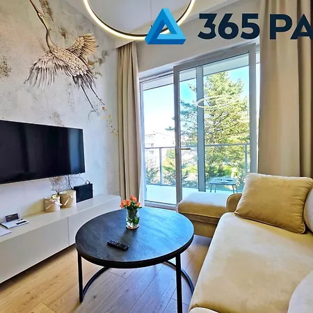 365pam - Zlote Zurawie Moon - Parking W Cenie, Widok Na Morze Z Balkonu Appartement Ustronie Morskie