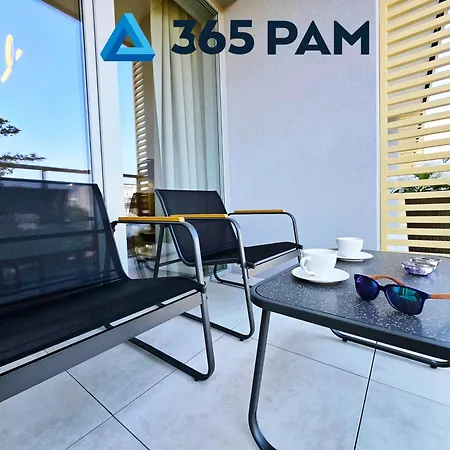 365pam - Zlote Zurawie Moon - Parking W Cenie, Widok Na Morze Z Balkonu