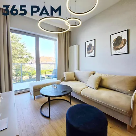 365pam - Zlote Zurawie Moon - Parking W Cenie, Widok Na Morze Z Balkonu Ustronie Morskie