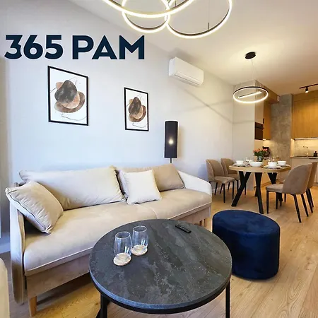 Apartament 365pam - Złote żurawie Moon - Parking W Cenie, Widok Na Morze Z Balkonu